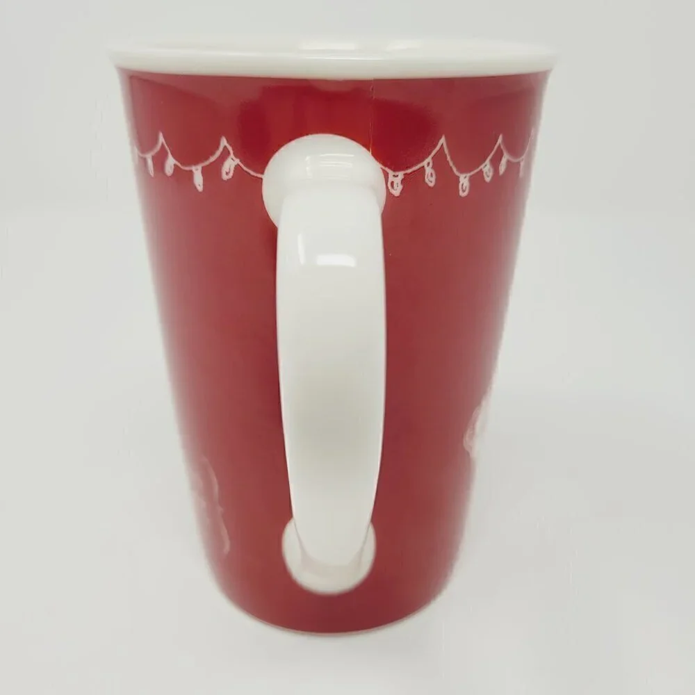 Starbucks 2005  Red Holiday Christmas Coffee Mug